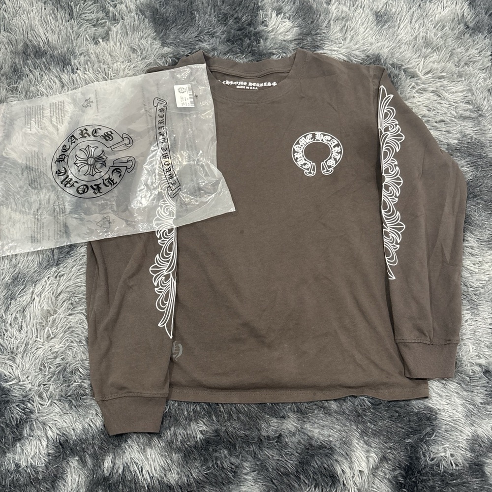 Chrome Hearts Brown Long Sleeve Shirt